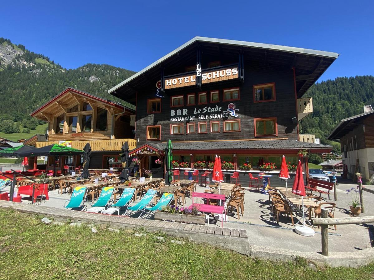 Hotel Le Schuss Châtel Exterior foto