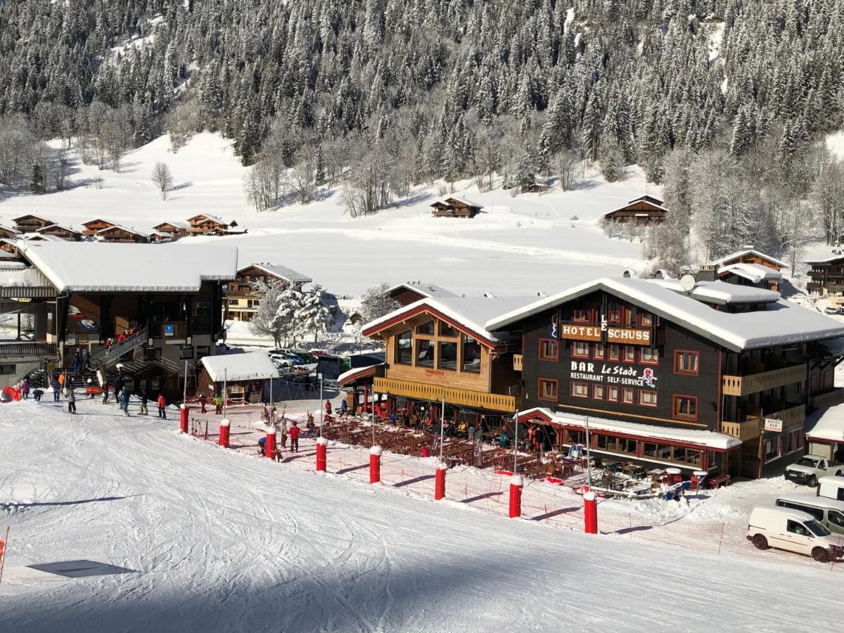 Hotel Le Schuss Châtel Exterior foto